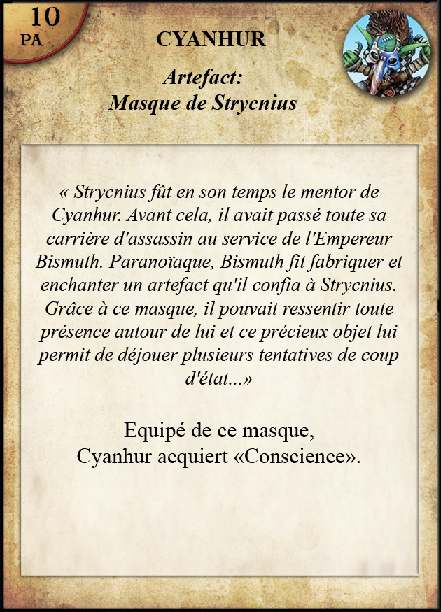 Masque de Strycnius